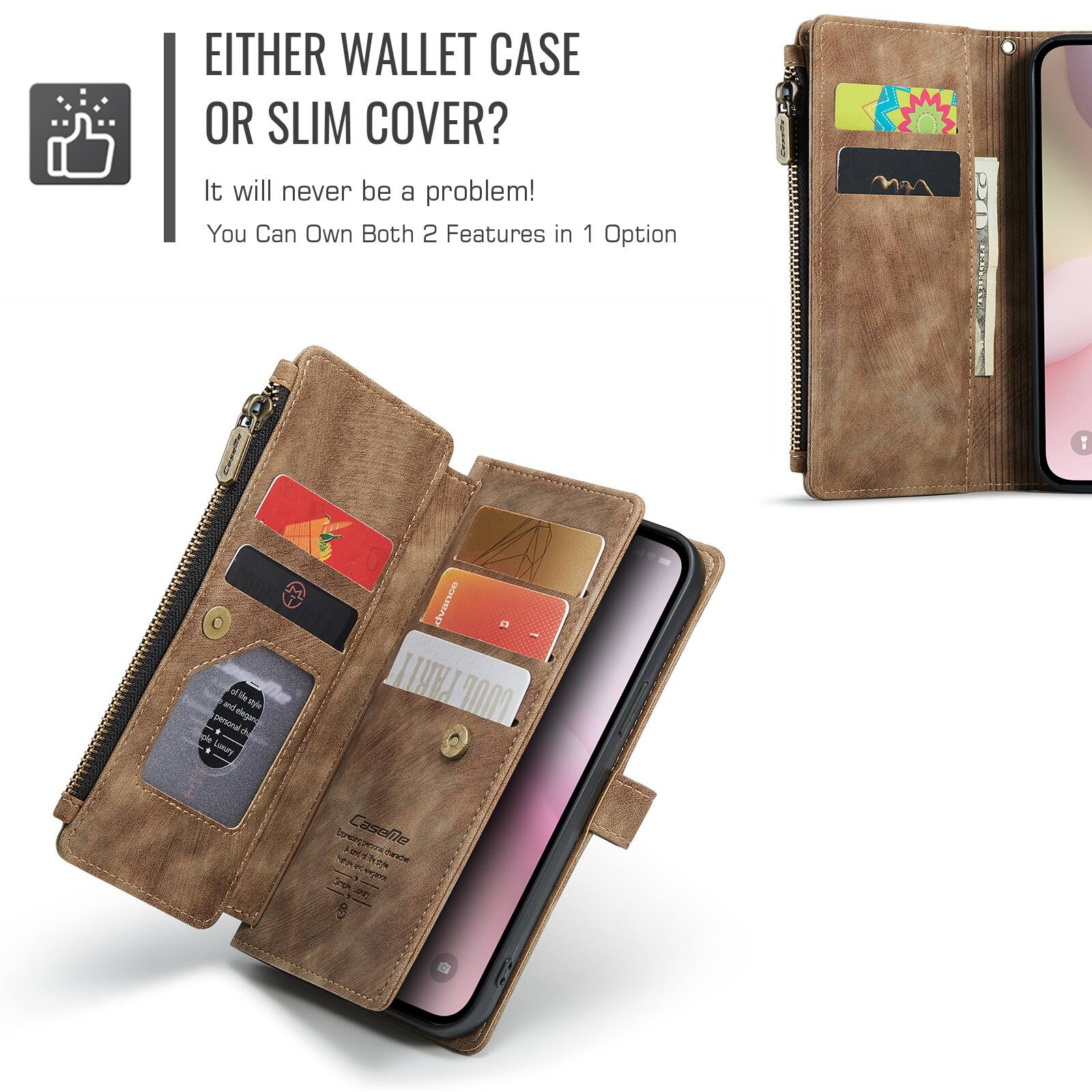 EITHER WALLET CASE OR SLIM COVER?  
It will never be a problem! You Can Own Both 2 Features in 1 Option

16

and d  lle style degro personal t  ply t Luxury  
dvance G PARTY 7000  
SPORTA CaseMe    carade 2  ITV