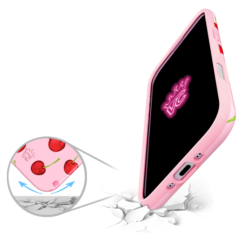 Alt View 3. VELVET CAVIAR - Velvet Caviar iPhone Air MagSafe Phone Case - Sweet Cherry - Cherry.