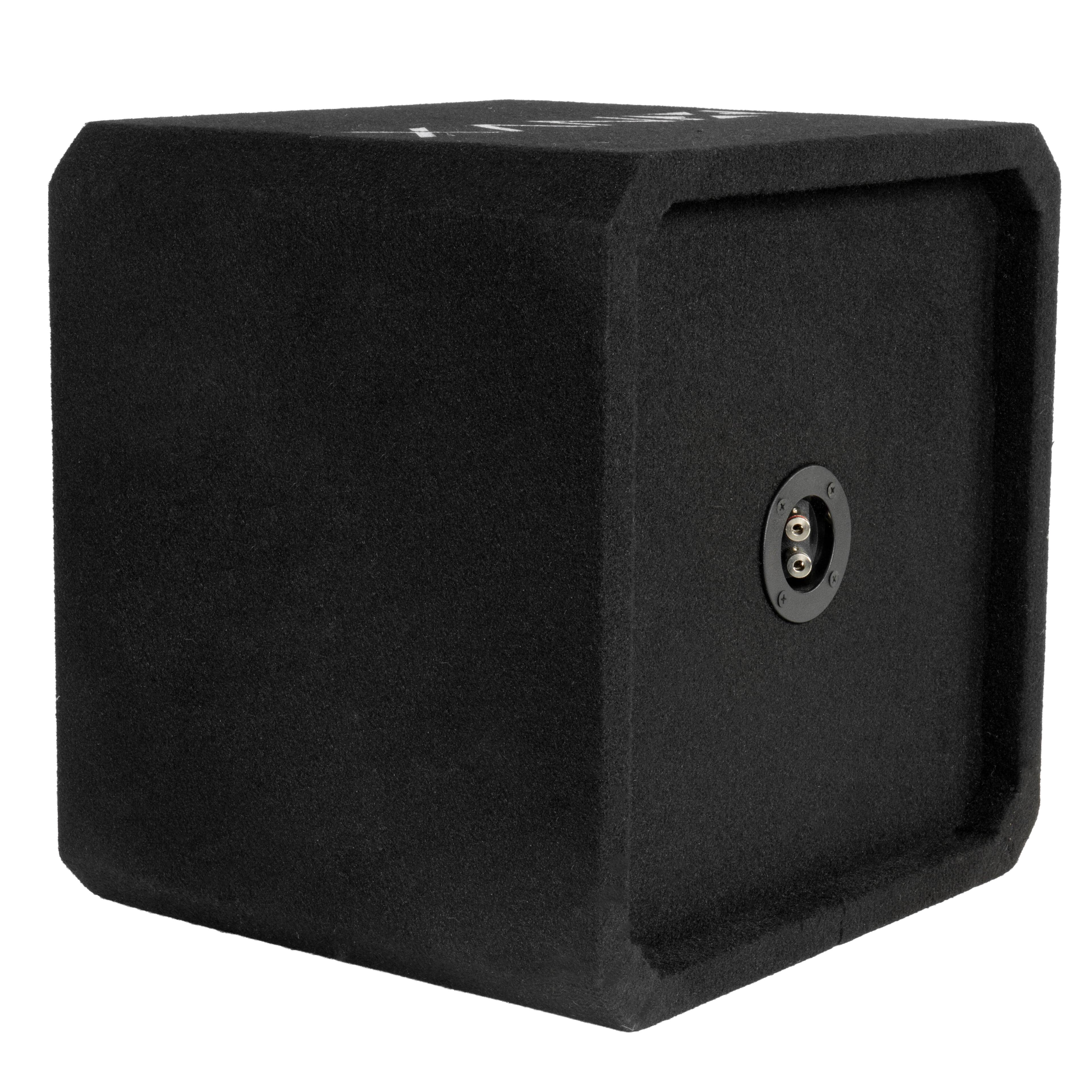 Alt View 2. NVX - NE121S Single 12" Sealed 3/4" MDF Subwoofer Enclosure.
