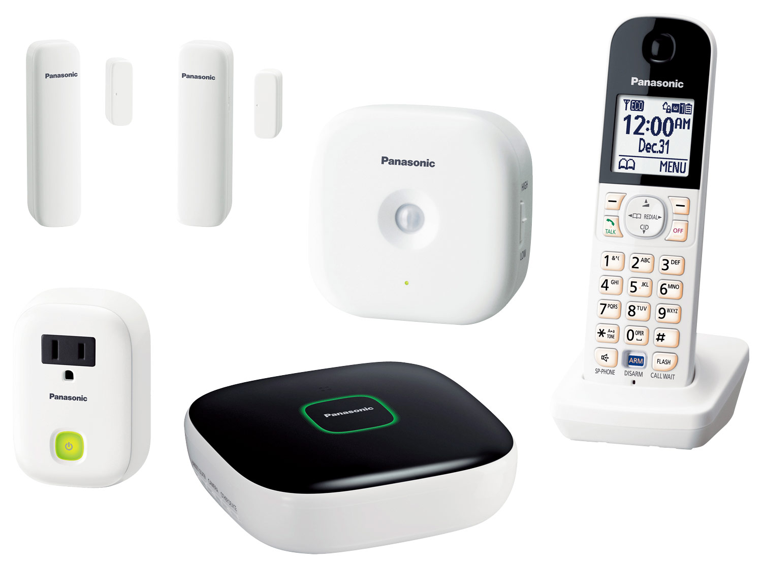 Best Buy: Panasonic 4-Channel Wireless Surveillance System White