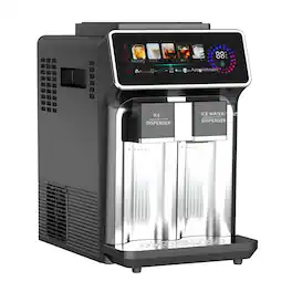 Cluzine - Multi-Function Ice Maker, Fast Ice & Water/Smoothie Dispenser for Home Office - Multicolor