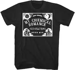 PopMarket - My Chemical Romance - My Chemical Romance - Ouija Board T-Shirt - Medium Black 20MCR020AA2 - APPAREL - Multicolor