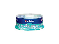 Verbatim
4x DVD-RW
Re-Recordable
30
