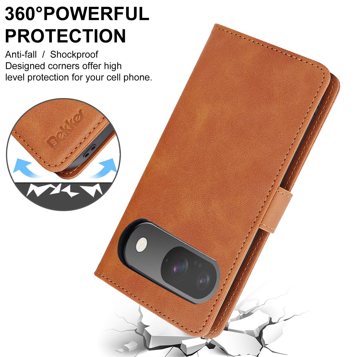 360° POWERFUL PROTECTION

Anti-fall / Shockproof  
Designed corners offer high level protection for your cell phone.