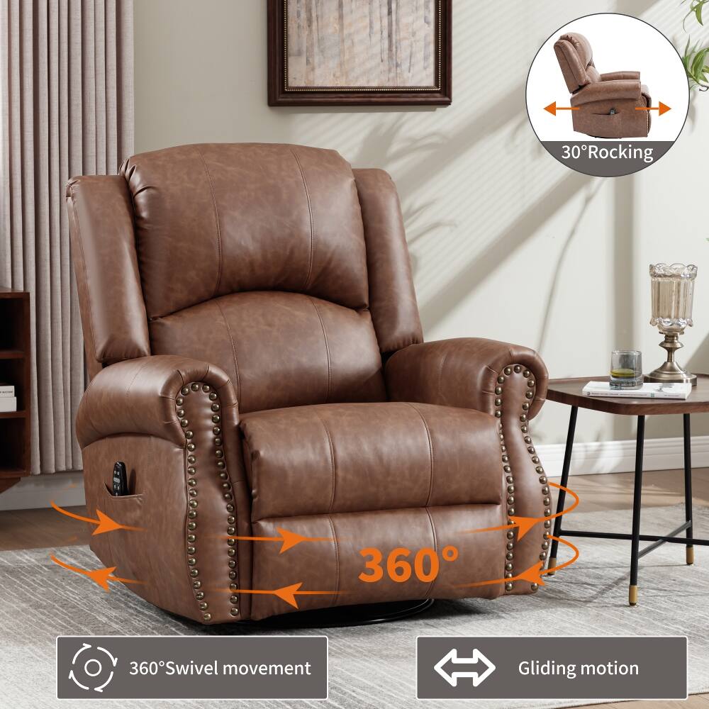 30° Rocking  
360° Swivel movement  
Gliding motion