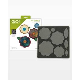 AccuQuilt - GO Fabric Cutting Dies It Fits-Rose of Sharon #2 - Black