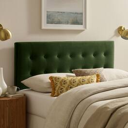 Modway - Emily Stain-Resistant Performance Velvet Full Size Headboard - Moss Green