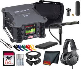 Zoom - F6 Professional Field Recorder USB Interface Bundle