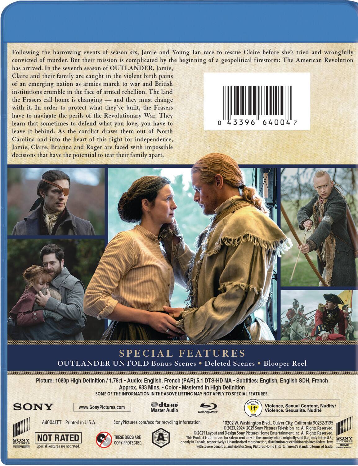 Alt View 1. Outlander: The Complete Seventh Season (6 Discs)   - BLU-RAY.