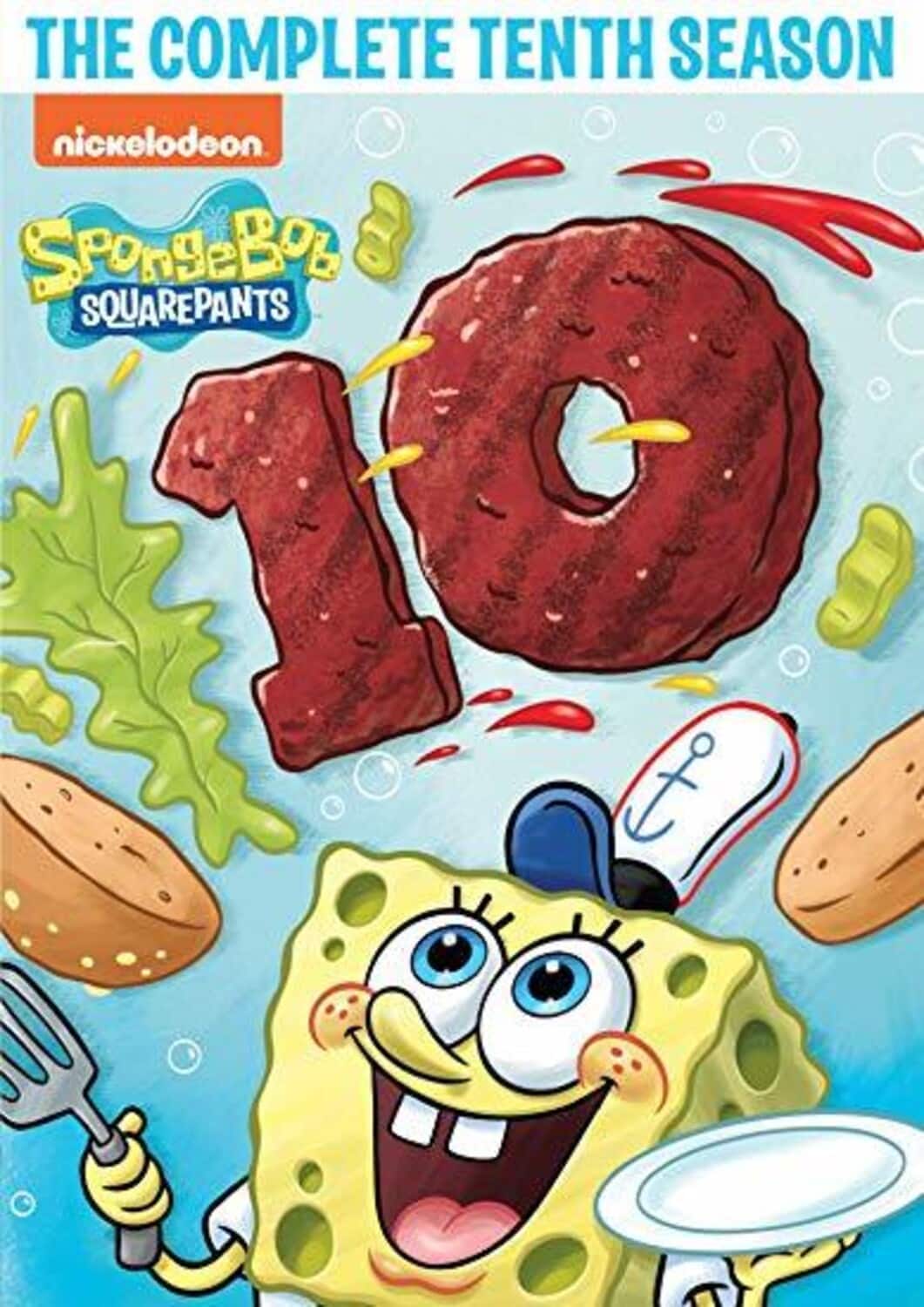 Front. SpongeBob SquarePants: The Complete Tenth Season   - DVD.