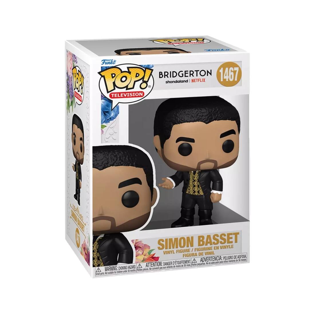 RP FIRLo Funko BRIDGERTON 1467 POP! shondaland | NETFLIX G TELEVISION SIMON BASSET FIGURINE EN VINYLE FIGURE / VINYL DE VINIL FIGURA DE ASFIXIA ADVERTENCIA: PELIGRO - D'TOUFFEMENT A - me > 10 . aduato pei A ATTENTION: DANGER 3 B Parten pepartes HAZARO entarits 9 nors WARNING: CHOKING convet oE - A Ne plos de - - nuths M wtce Seal -
