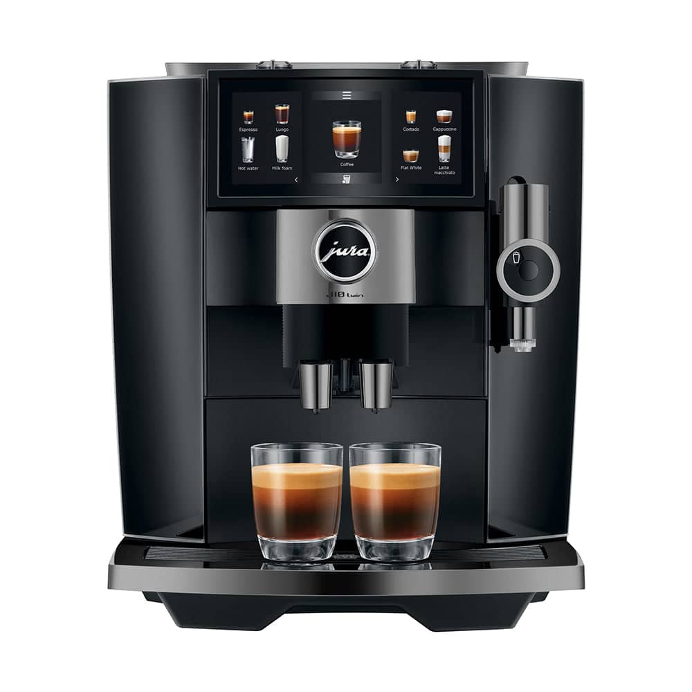 JURA - J10 twin Automatic Coffee and Espresso Machine - Diamond Black