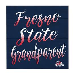Jardine - Fresno State Bulldogs 10'' x 10'' Grandparent Plaque - Navy