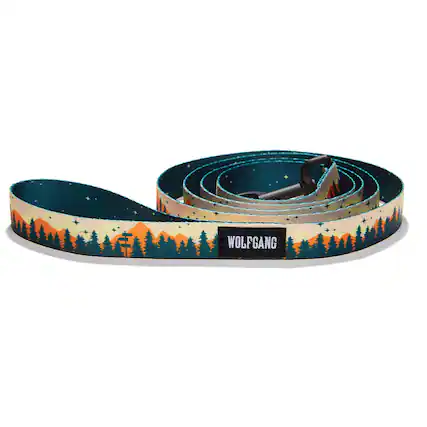 Front. WOLFGANG PET - Wolfgang Multicolored OverLand Polyester Dog Leash Medium/Large - Multicolored.