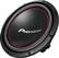 Angle. Pioneer - 12" Component Subwoofer with 1,300 Watts Peak Handling Capacity - Black, Red.