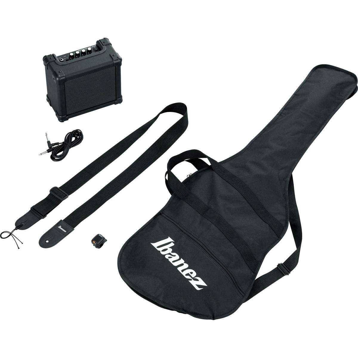 Alt View 1. Ibanez - Ibanez IJSR190N SR Jumpstart Electric Bass Guitar Package, Red.