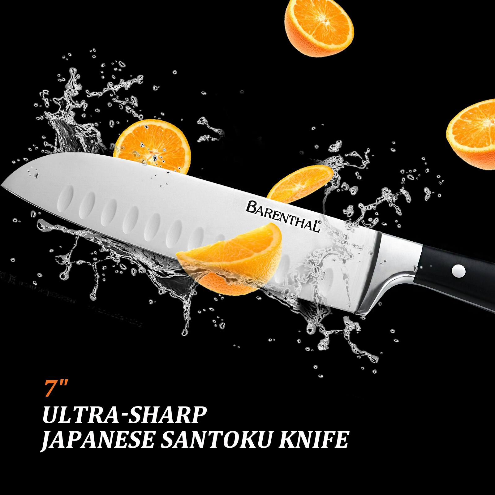 BARENTHAL 7" ULTRA-SHARP JAPANESE SANTOKU KNIFE