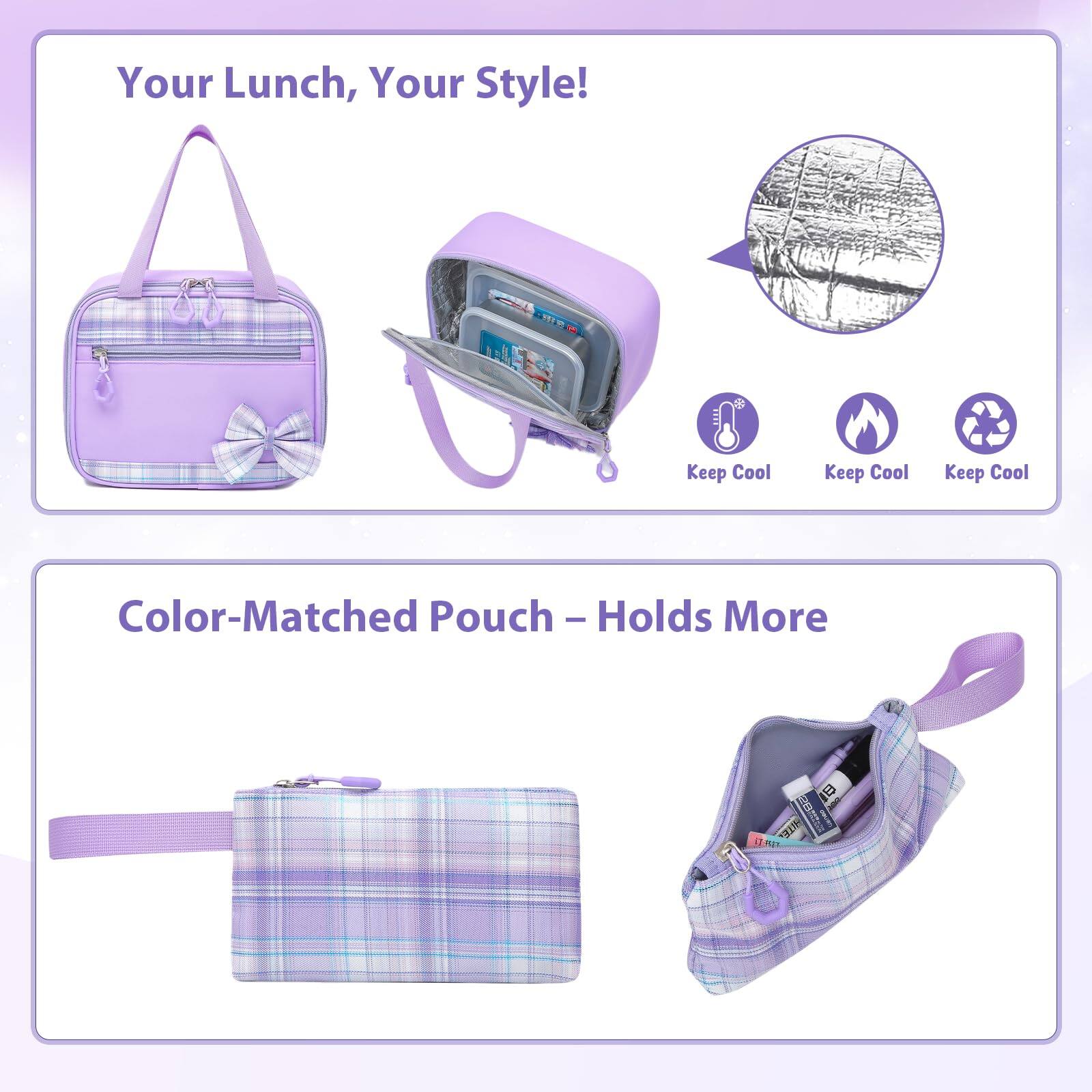 Pacoar Cade School Backpack For Bookbag Elementary Middle Casual Travel ...