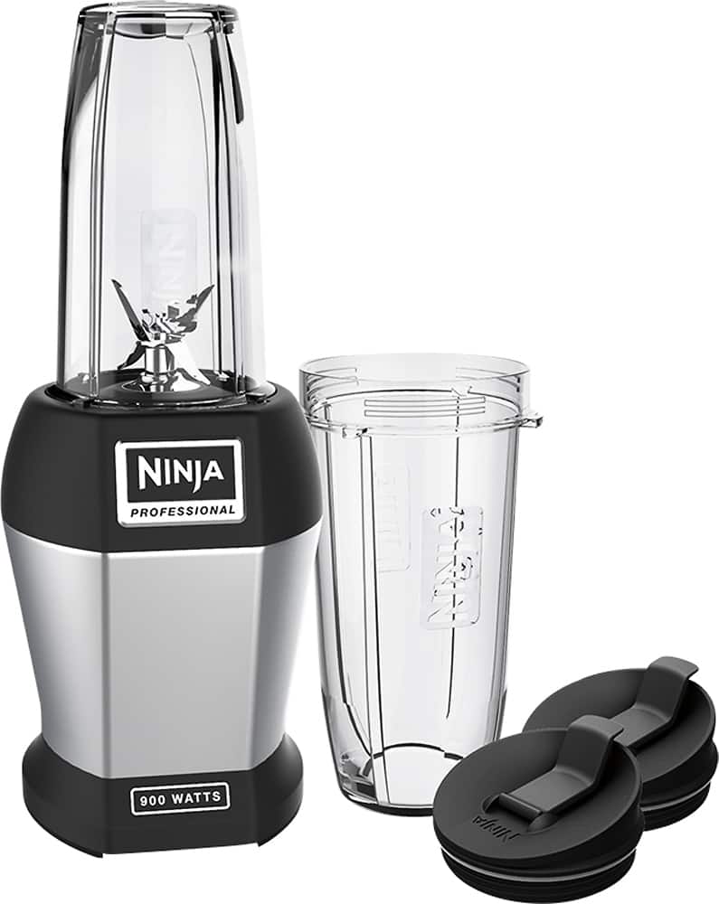 Angle. Ninja - Nutri Ninja Pro Single Serve Blender - Black.