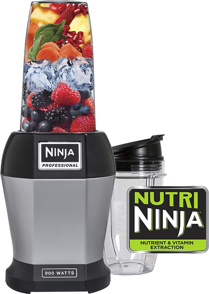 Alt View 11. Ninja - Nutri Ninja Pro Single Serve Blender - Black.