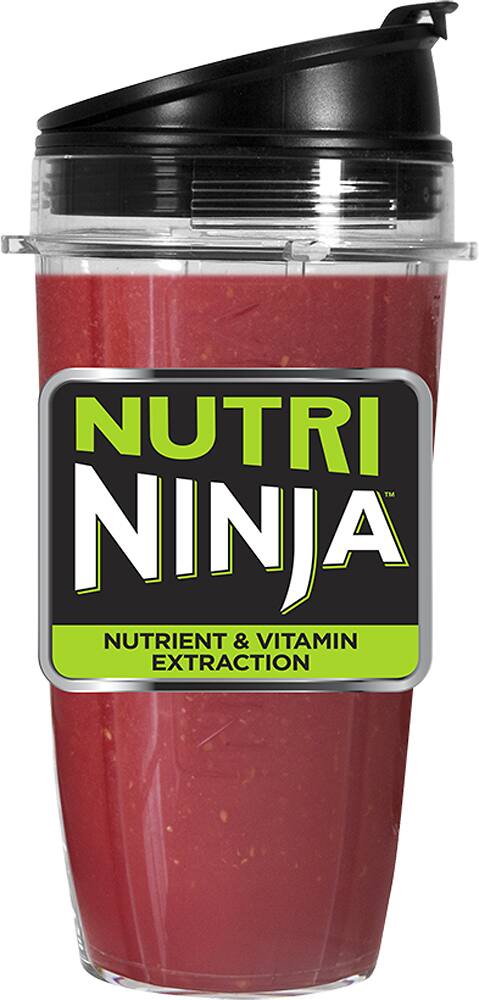Alt View 12. Ninja - Nutri Ninja Pro Single Serve Blender - Black.
