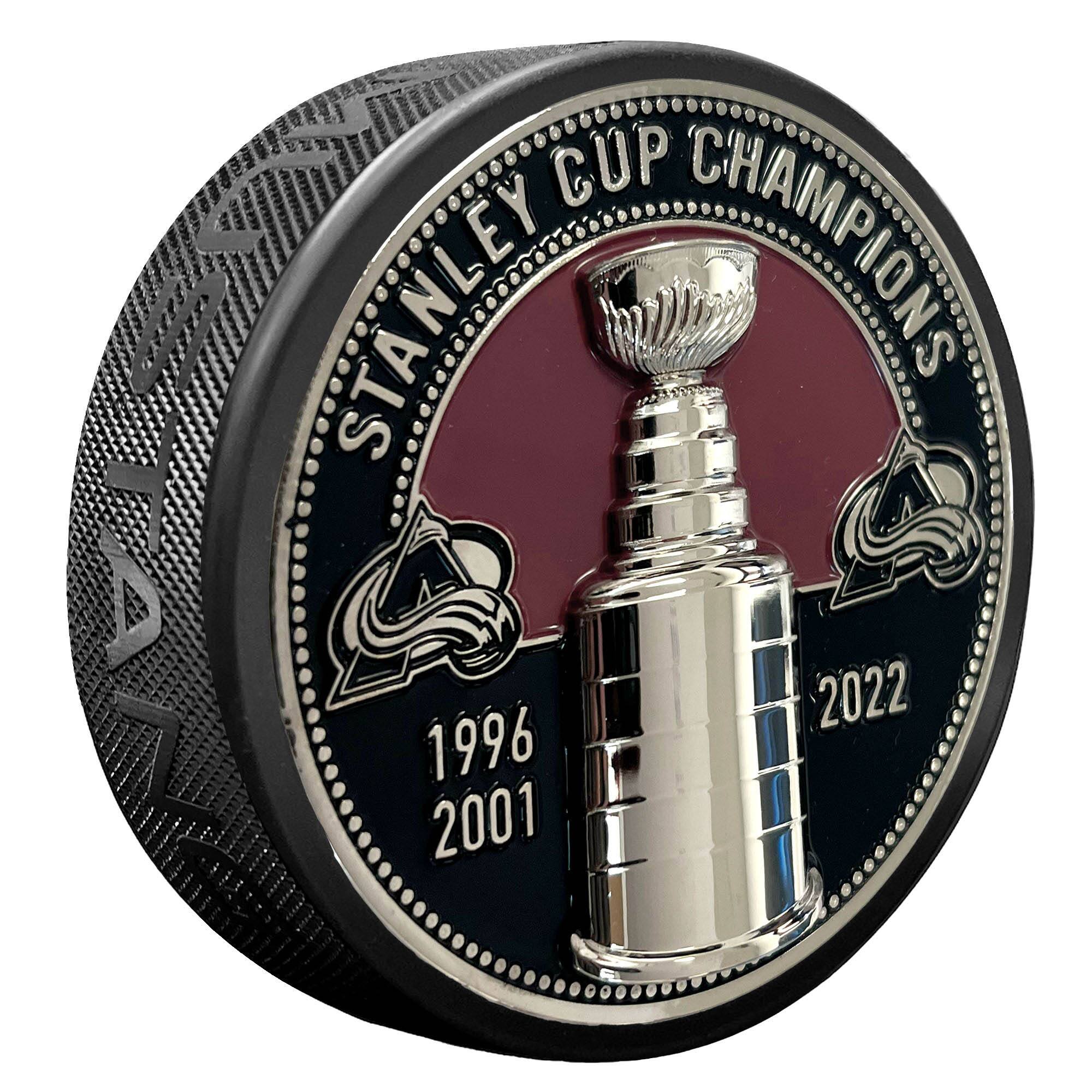 STANLEY CUP CHAMPIONS  
1996  
2001  
2022