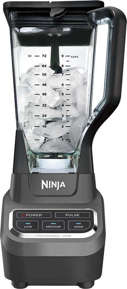 Alt View 12. Ninja - Professional 1000 3-Speed Blender - Black/Silver.