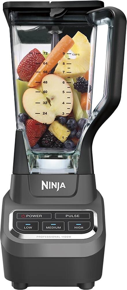 Alt View 13. Ninja - Professional 1000 3-Speed Blender - Black/Silver.