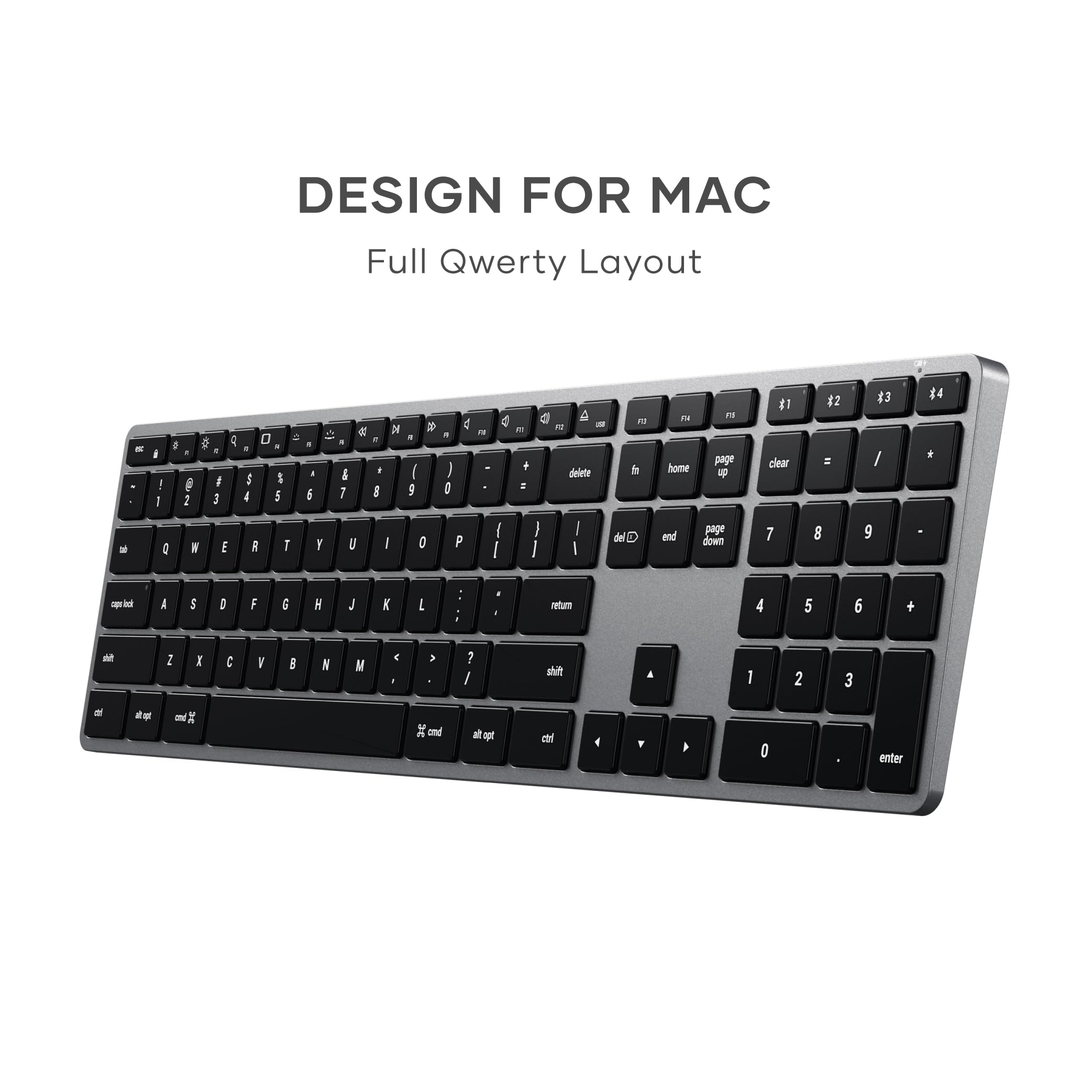 DESIGN FOR MAC  
Full Qwerty Layout