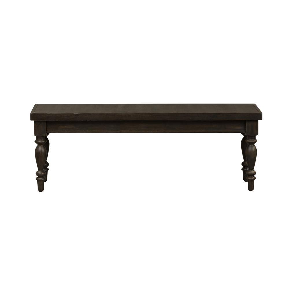 Left. Liberty Furniture Industries - Harvest Home Backless Bench (RTA) in Chalkboard - Black.