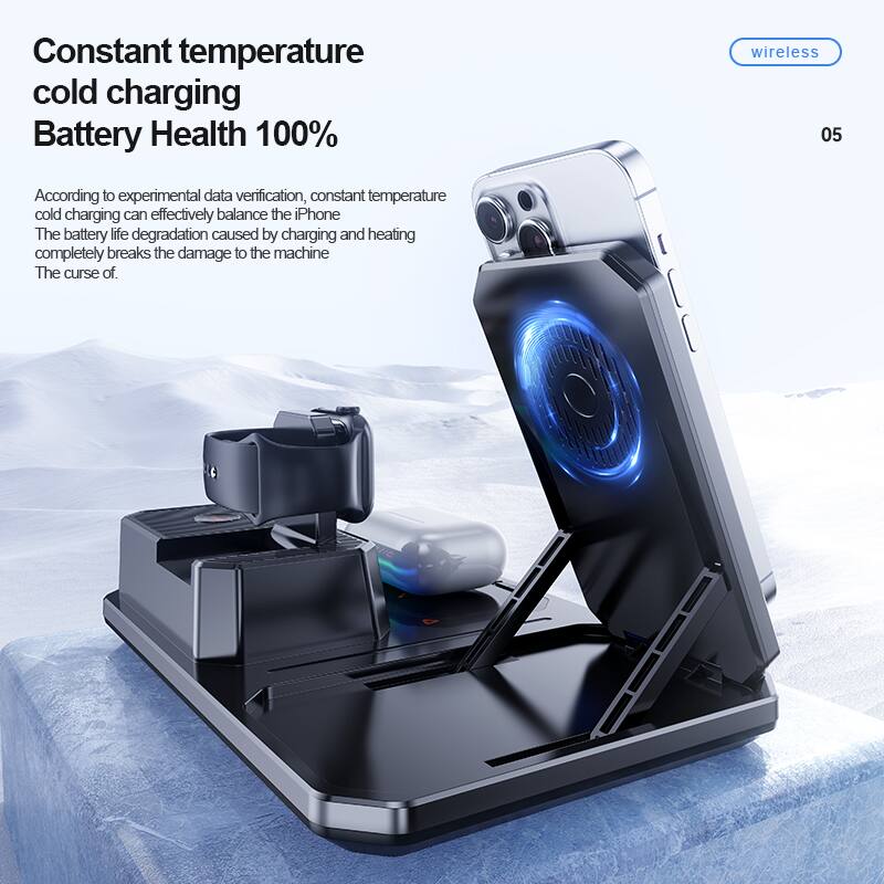 Constant temperature cold charging  
Battery Health 100%  

According to experimental data verification, constant temperature cold charging can effectively balance the iPhone. The battery life degradation caused by charging and heating completely breaks the damage to the machine. The curse of.  

wireless  
05