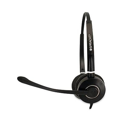 Alt View 1. Spracht - Spracht Wired Noise Canceling Stereo On Ear Computer Headset, Black (HS-WD-USB-2) - Black.