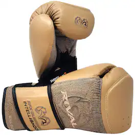 RIVAL - Boxing RFX-Guerrero Intelli-Shock Bag Gloves - 8 oz. - Snake/Brown