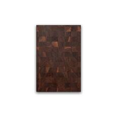 Front. John Boos - John Boos Walnut Wood Edge Grain Reversible Cutting Board, 18 x 12 x 1.75 Inches - Dark brown.