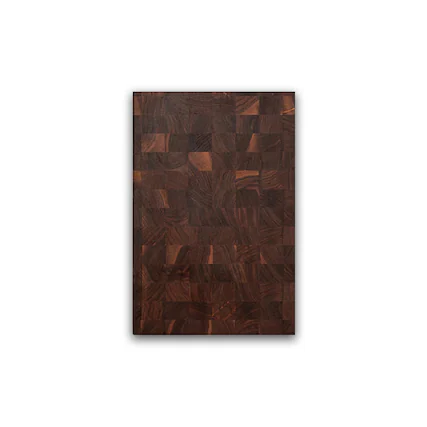 Front. John Boos - John Boos Walnut Wood Edge Grain Reversible Cutting Board, 18 x 12 x 1.75 Inches - Dark brown.