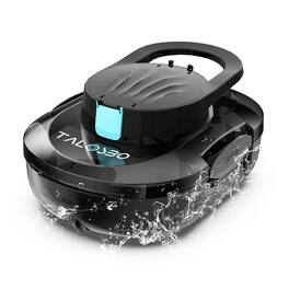 Talosbo - S1 Pro Cordless Robotic Pool Cleaner For Flat Above-Ground Pools,Automatic Pool Vacuum,120 Min Runtime - Black