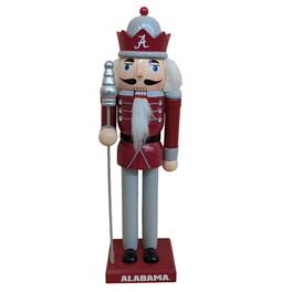 Evergreen Enterprises - Alabama Crimson Tide 12" Wooden Nutcracker Statue - Multicolor