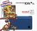 Front Standard. Nintendo - Nintendo DSi XL (Midnight Blue) with Mario vs. Donkey Kong: Mini-Land Mayhem.