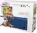 Left Standard. Nintendo - Nintendo DSi XL (Midnight Blue) with Mario vs. Donkey Kong: Mini-Land Mayhem.