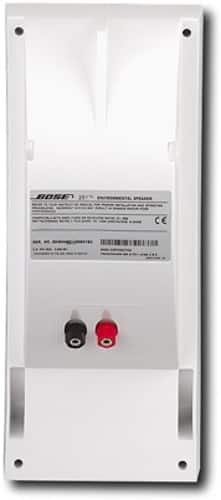 Back. Bose - 251 Wall Mount Outdoor Environmental Speakers - Pair - White.