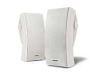Bose - 251 Wall Mount Outdoor Environmental Speakers - Pair - White - Front_Zoom