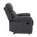 Alt View 13. CorLiving - Oren Manual Recliner - Dark Grey.