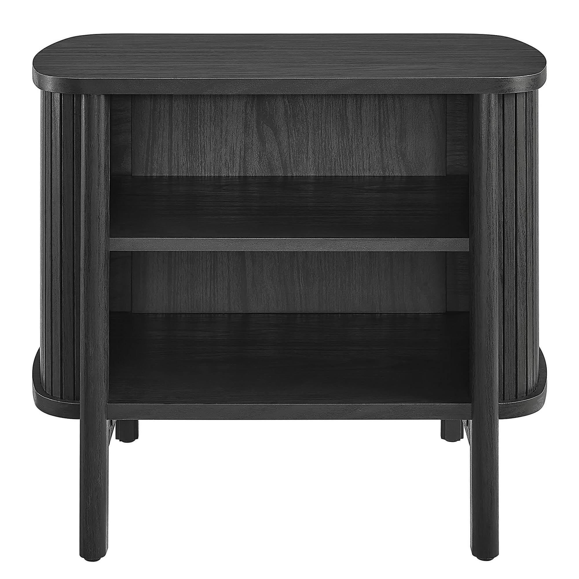 Alt View 4. Modway - Cadence Open Nightstand by Modway - Black.