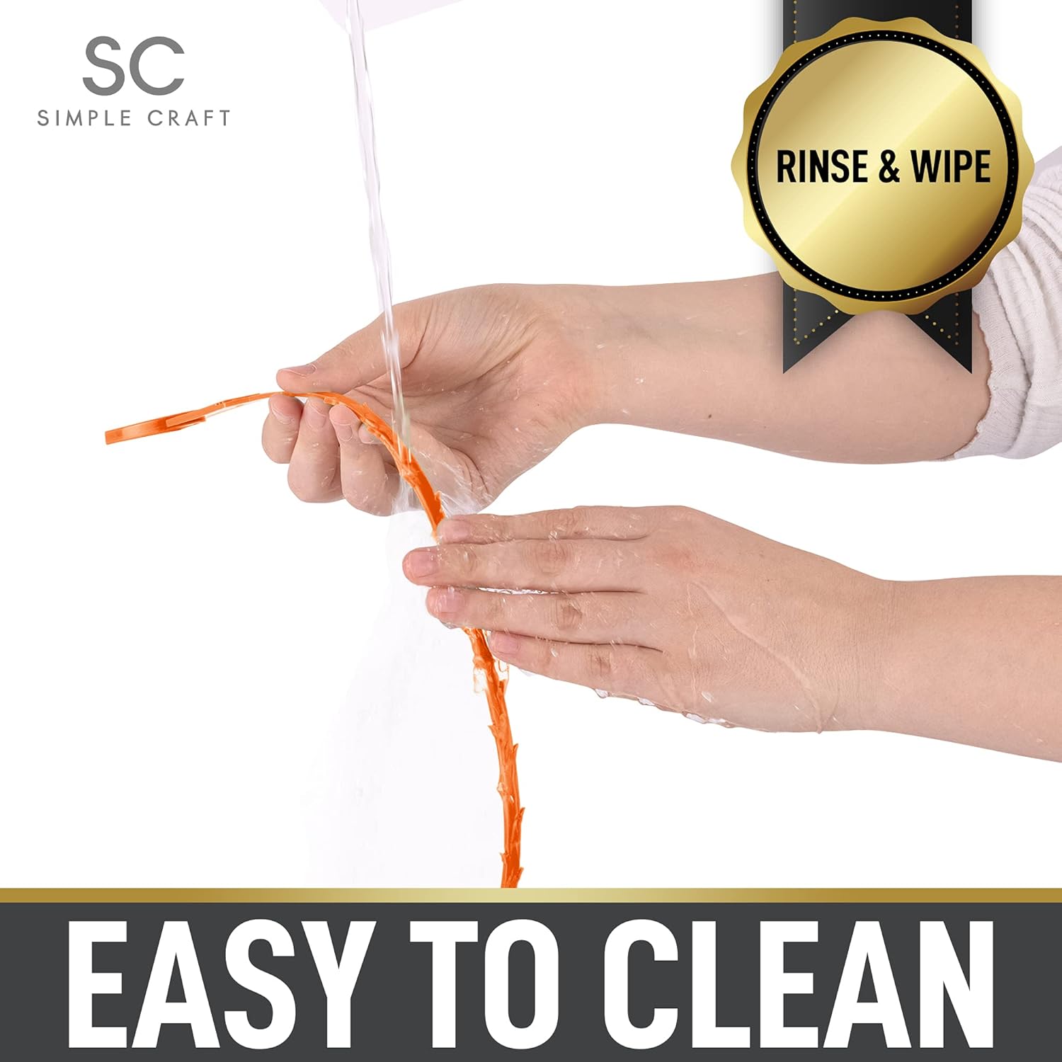 SC  
SIMPLE CRAFT  

RINSE & WIPE  

EASY TO CLEAN