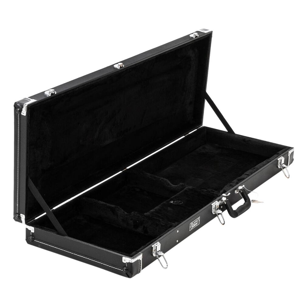 Alt View 6. Winado - Electric Guitar Hard Case, Rectangle Wooden Standard 39-Inch Electric Guitars Hard-Shell Protective Carrying Case.