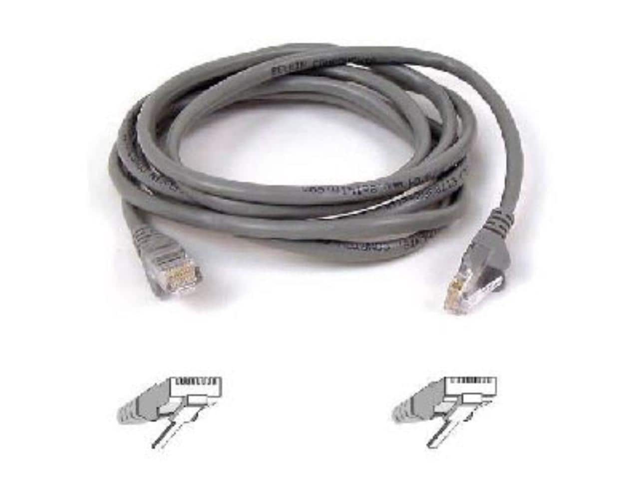 Belkin - A3L781-07 7 ft. Cat 5E Gray Patch Cable
