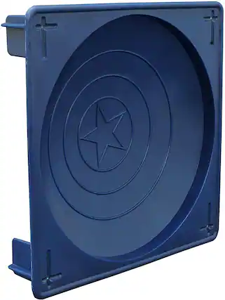 Front. Marvel - Marvel Captain America Shield Gelatin Mold - Blue.