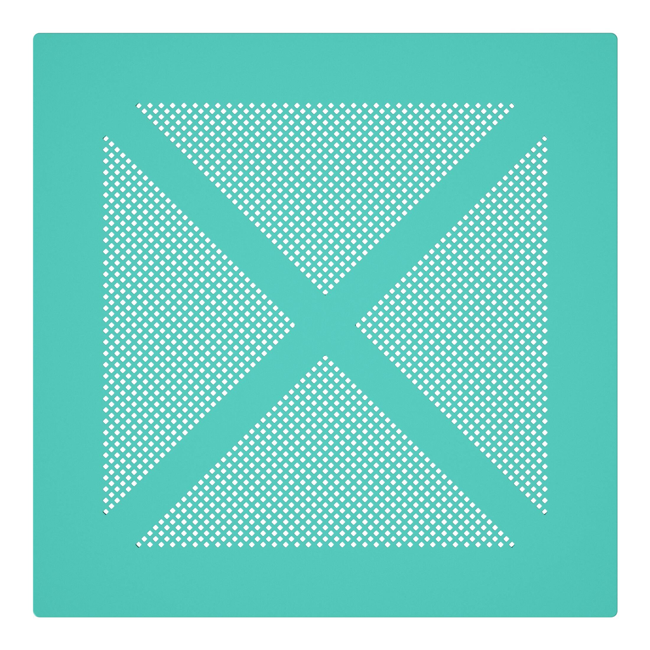 Alt View 2. WestinTrends - WestinTrends Playa 31.5" Square Plastic Outdoor Patio Dining Table for 4 - Turquoise.