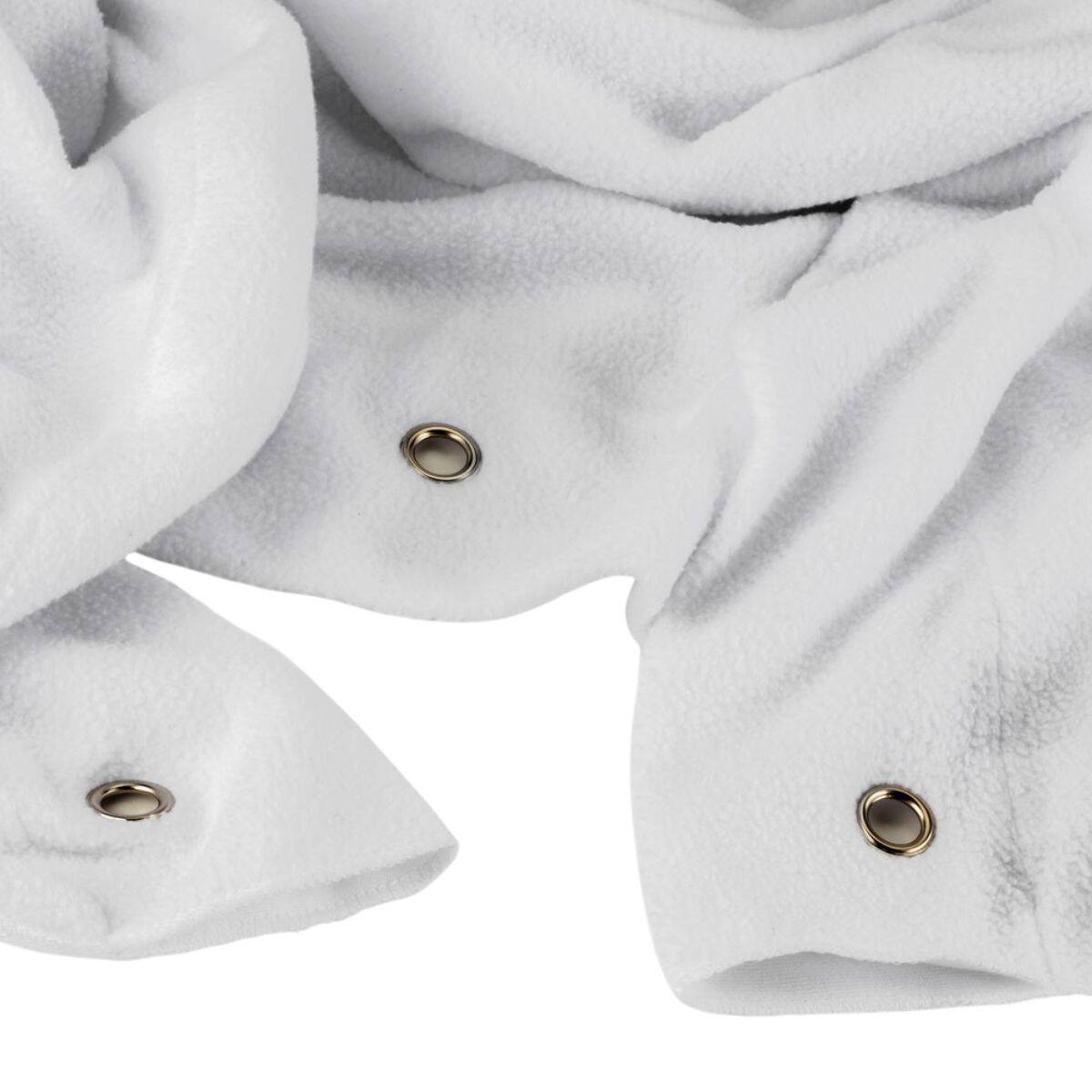 Front. Glow - Glow Wrinkle-Resistant Fleece Background (White, 9 x 20').