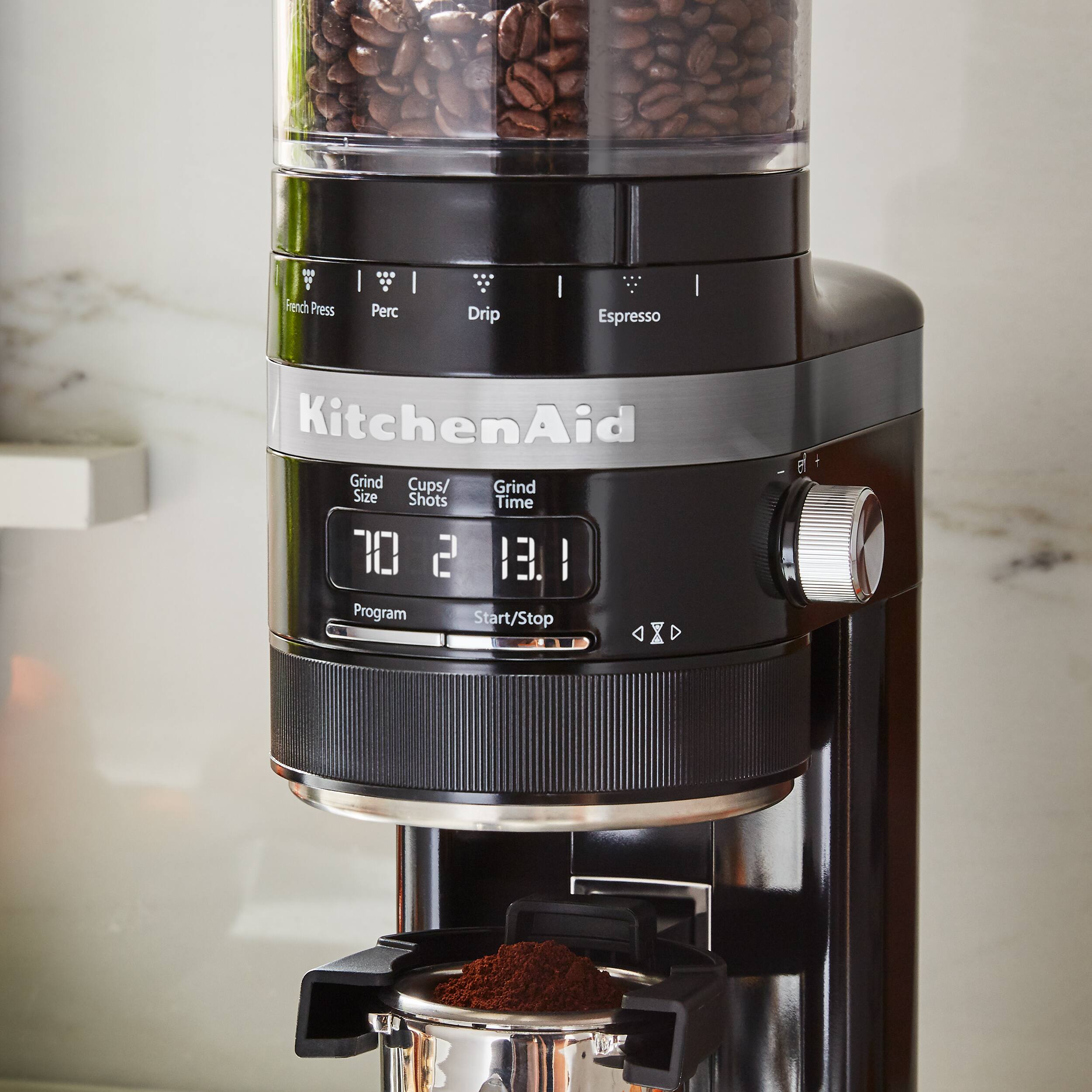 Accessories. KitchenAid - Burr Coffee Grinder - Onyx Black.
